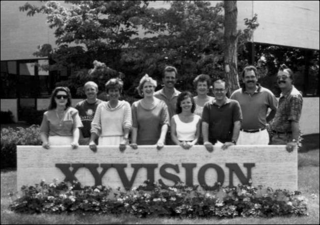 Some longtime Xyvision employees (Summer 1992)